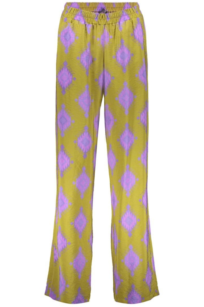 AZTEC BROEK 51225 20 Green/Purple
